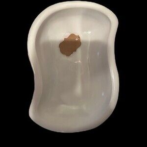 Vintage McKee Milk‎ Glass Quintec Relish Soap Jewelry Trinket Knick knack Dish
